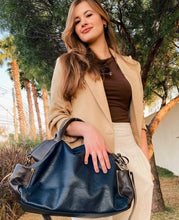 Carregar imagem no visualizador da galeria, Bolsa ALEJANDRÍA em couro legítimo