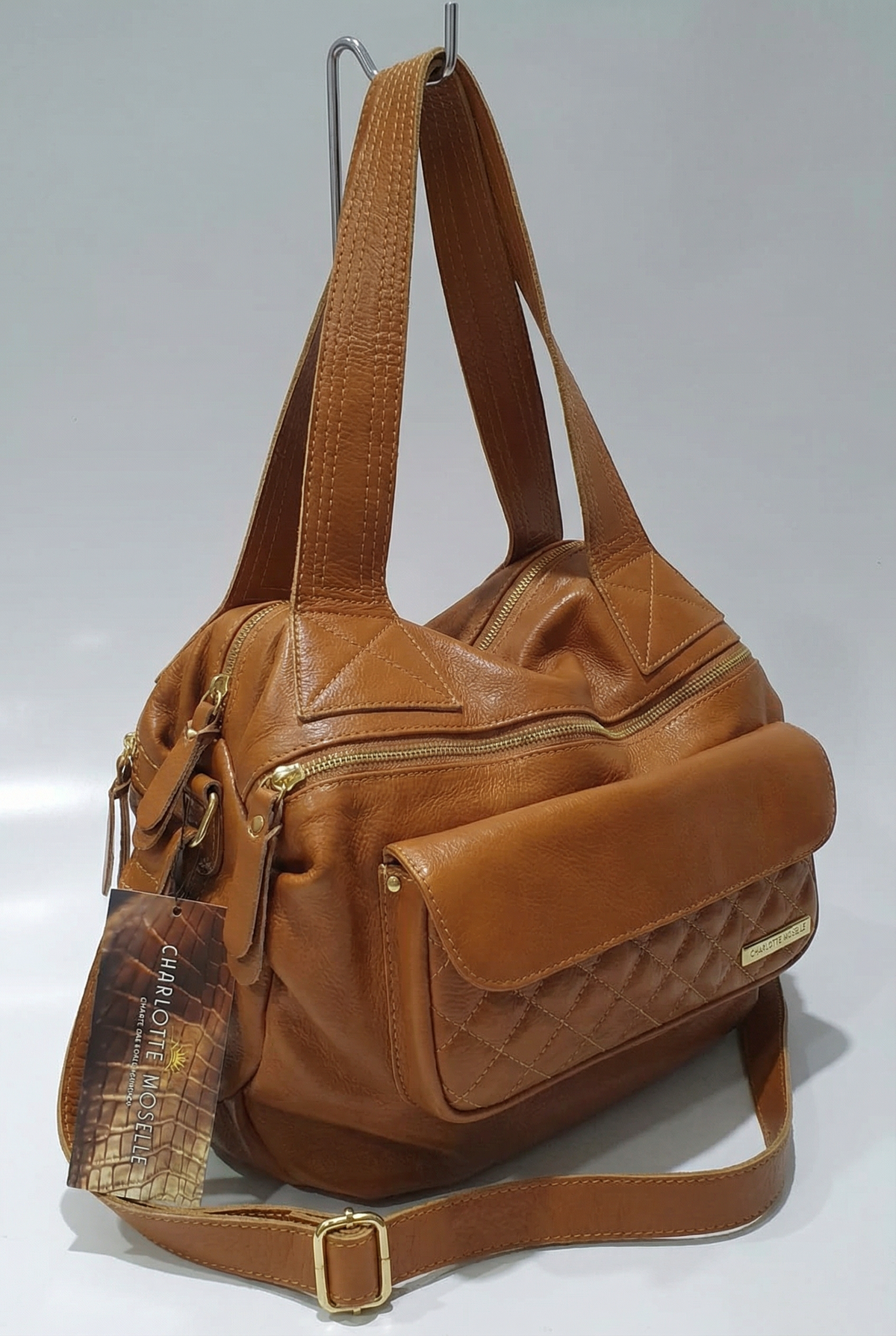 Bolsa BAHAMAS em couro legítimo