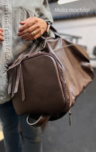 Carregar imagem no visualizador da galeria, Mala/Mochila ATLAS em couro legítimo