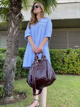 Carregar imagem no visualizador da galeria, Bolsa NOVA YORK em couro legítimo