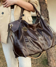 Carregar imagem no visualizador da galeria, Bolsa VERSALHES em couro legítimo