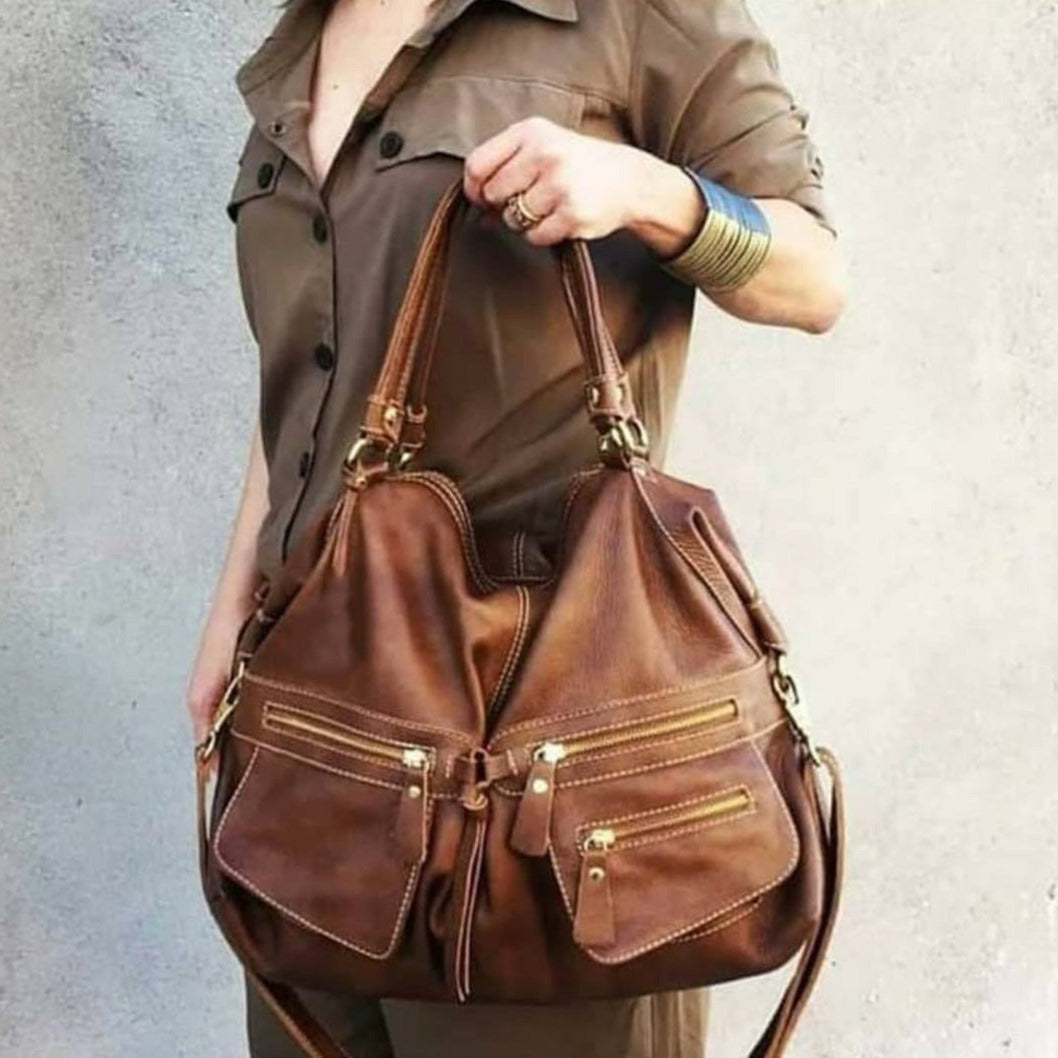 Bolsa ESPANHA em couro legítimo