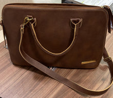 Carregar imagem no visualizador da galeria, Pasta Executiva para Notebook MANHATTAN em couro legítimo