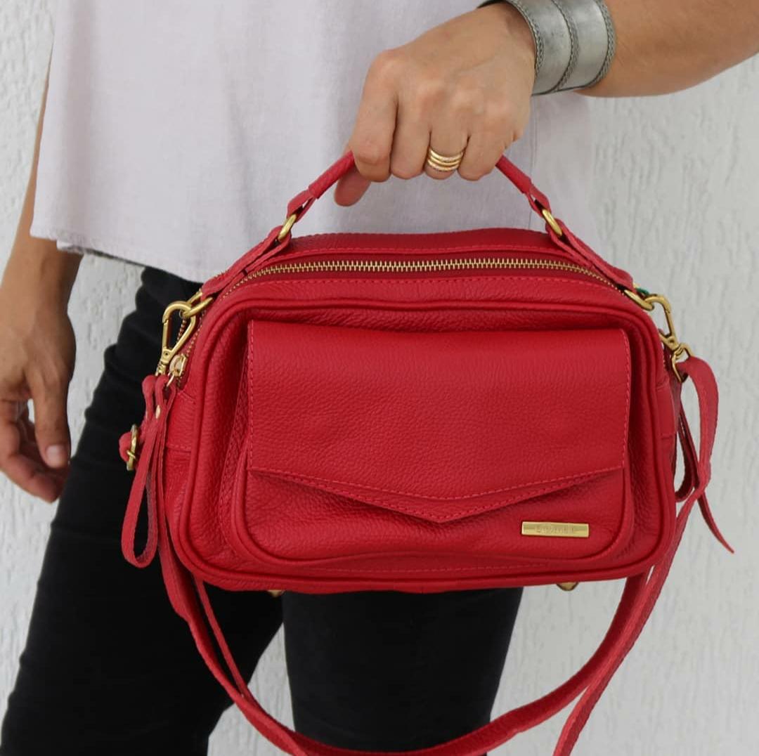 Bolsa MÔNACO em couro legítimo