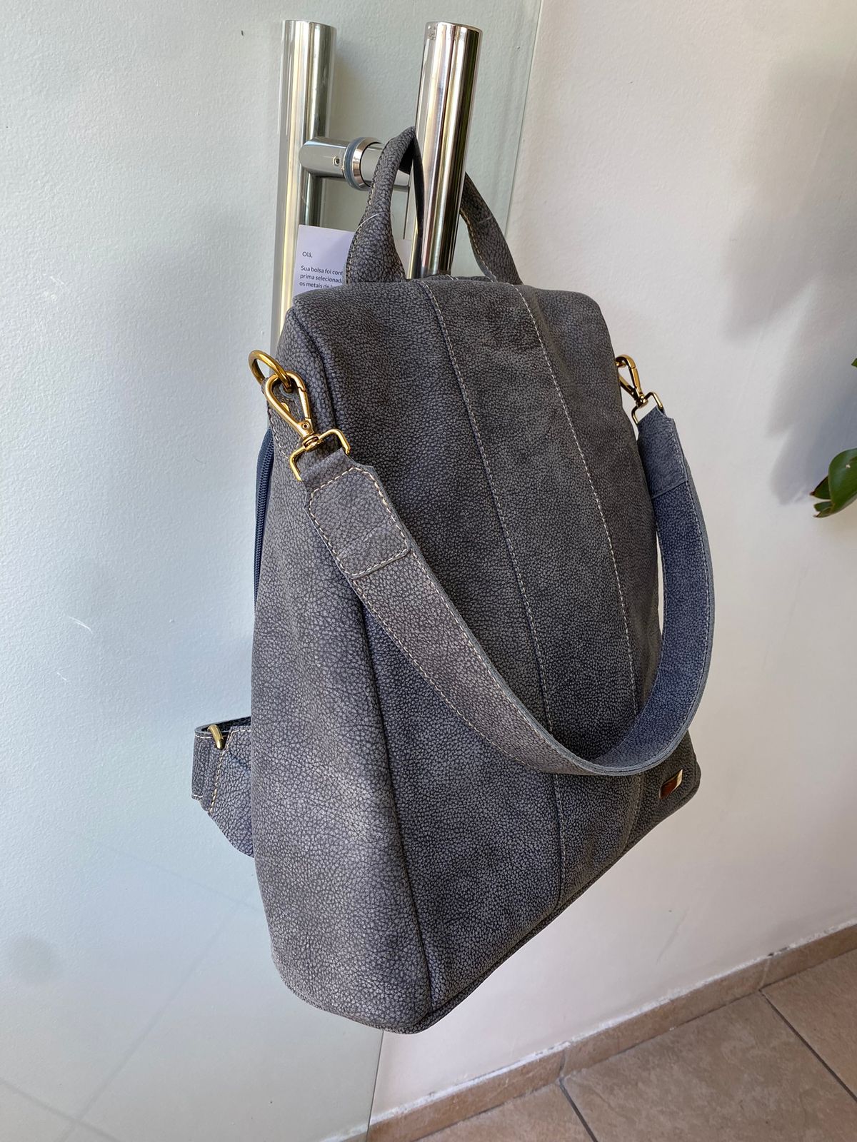 Bolsa Mochila TOKYO em couro legítimo