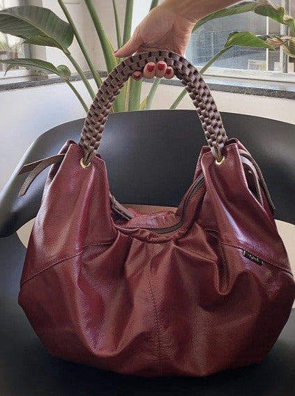 Bolsa MORGANA em couro legítimo