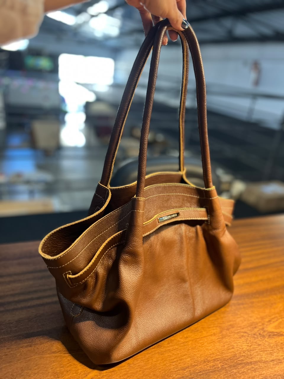 LANÇAMENTO! Bolsa BONATA em couro legítimo