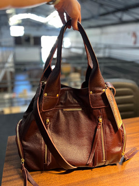 Bolsa MONTEVIDÉO em couro legítimo