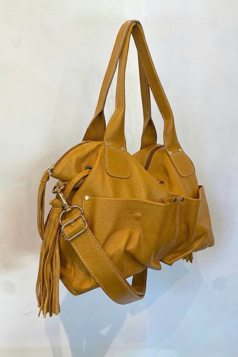 Bolsa IBIZA em couro legítimo