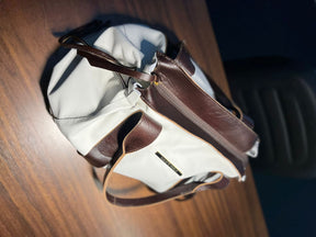 Bolsa SANTORINI em couro legítimo