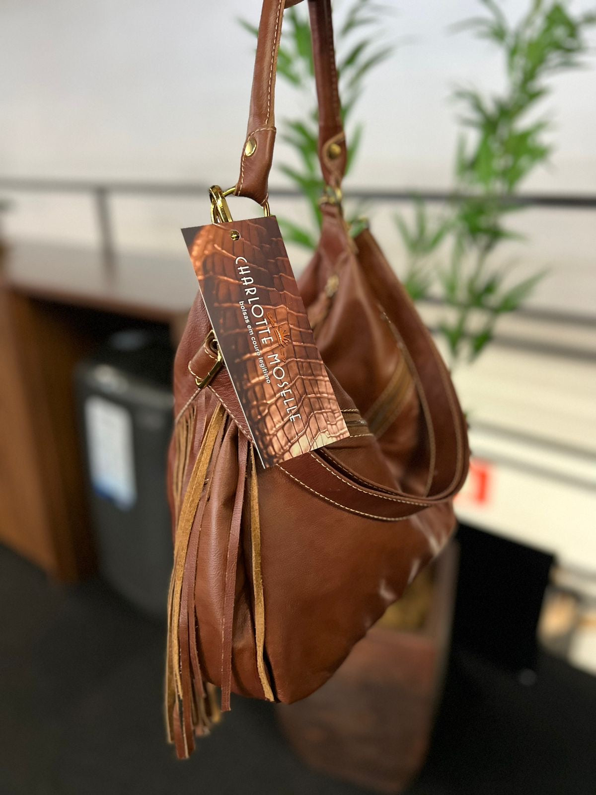 Bolsa SUÉCIA em couro legítimo