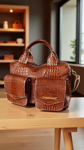 Bolsa COPENHAGEN em couro legítimo