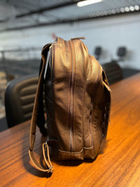 Mochila Masculina GIBRALTAR em couro legítimo