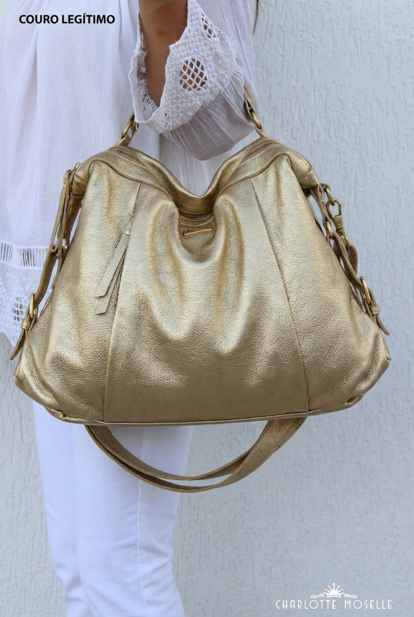Bolsa LUXEMBURGO em couro legítimo