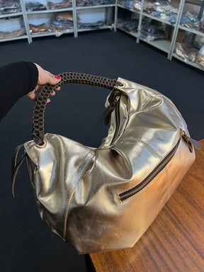 Bolsa MORGANA em couro legítimo