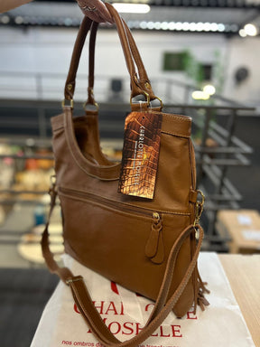Bolsa ESCÓCIA em couro legítimo