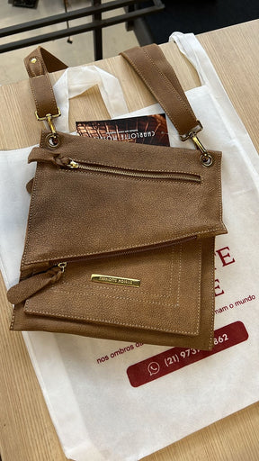 Bolsa DIJON em couro legítimo