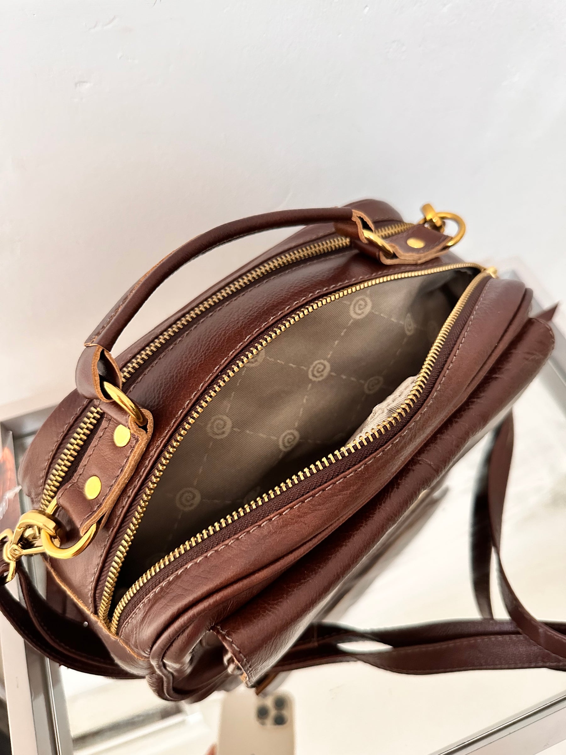 Bolsa MÔNACO em couro legítimo