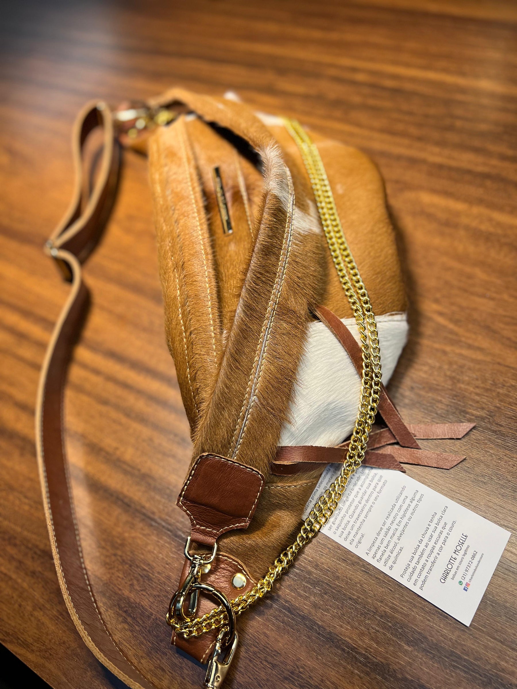 Bolsa IPANEMA em couro legítimo