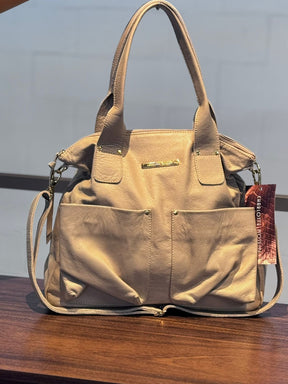 Bolsa VALÊNCIA  em couro legítimo