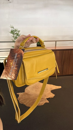 Bolsa MÔNACO em couro legítimo
