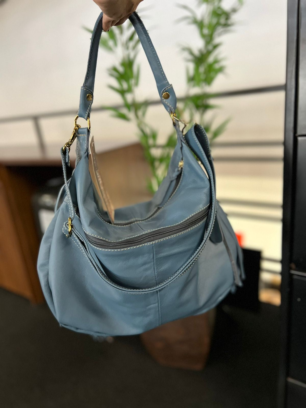 Bolsa SUÉCIA em couro legítimo