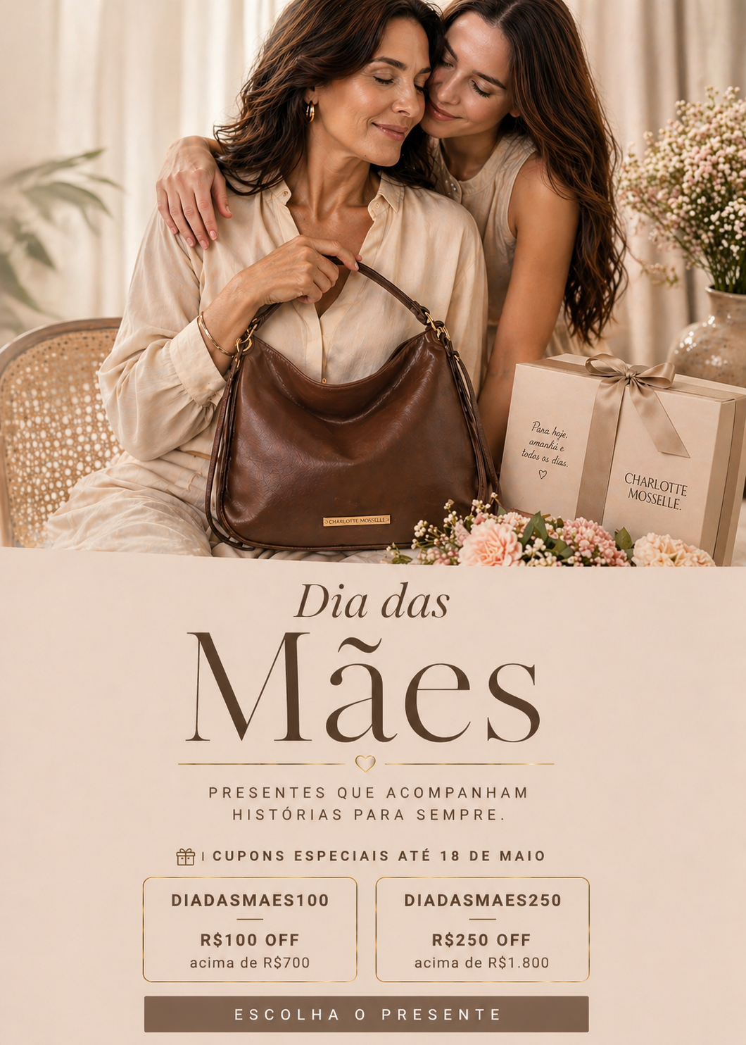 BANNER DIA DAS MÃES MOBILE 2026