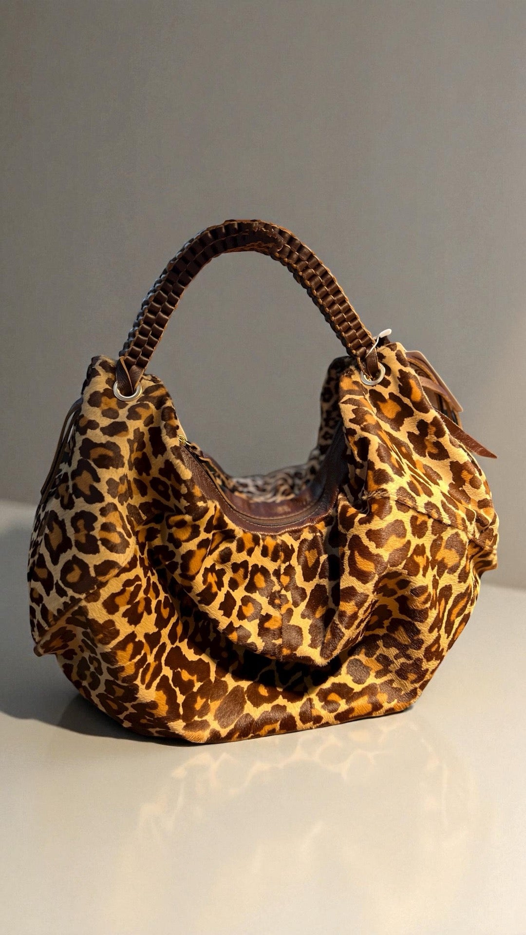 Bolsa MORGANA em couro legítimo