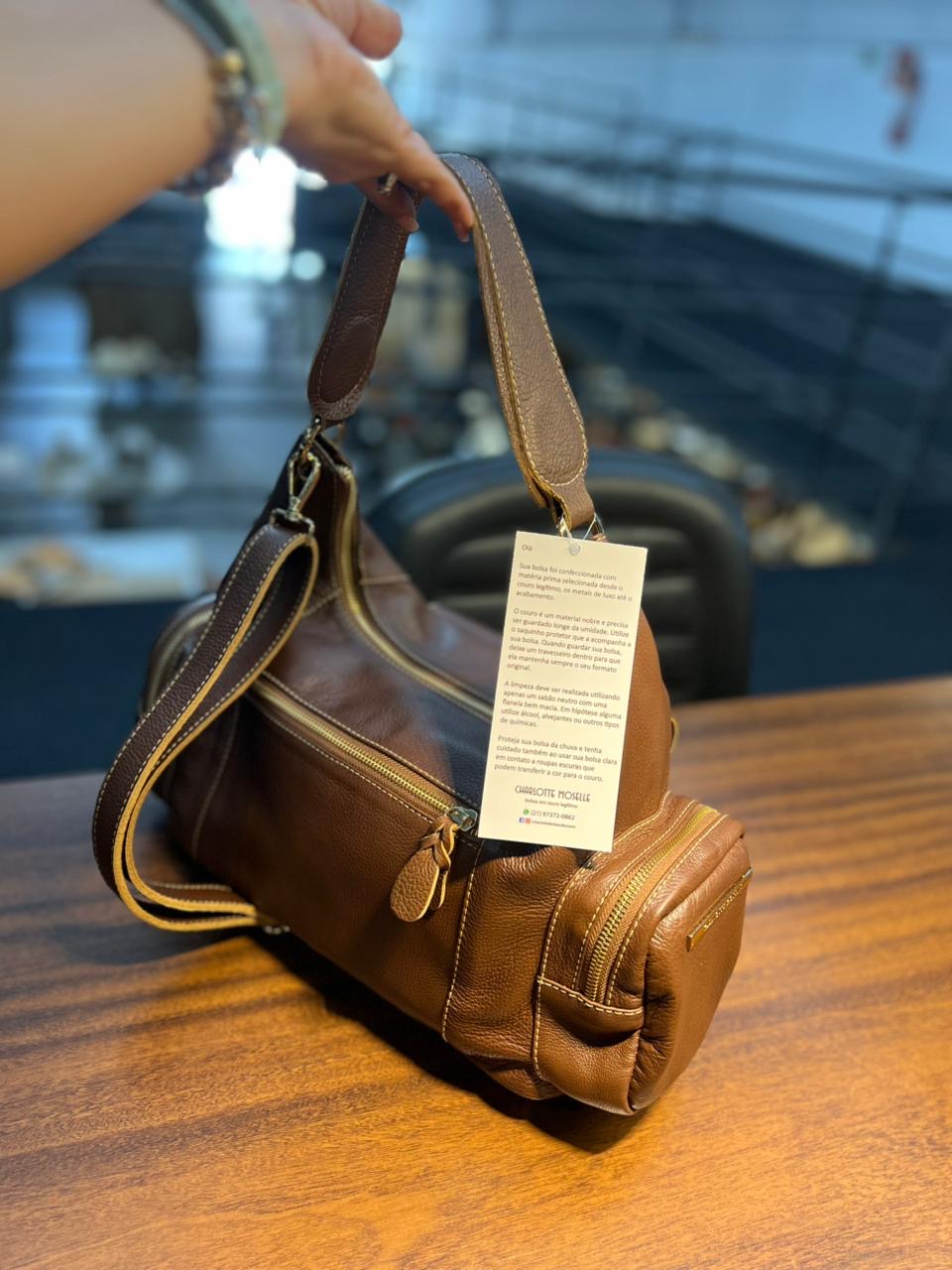 Lançamento! Bolsa HAVANA em couro legítimo