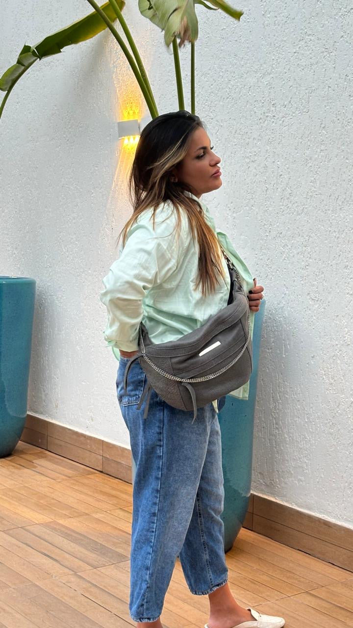 Bolsa IPANEMA em couro legítimo