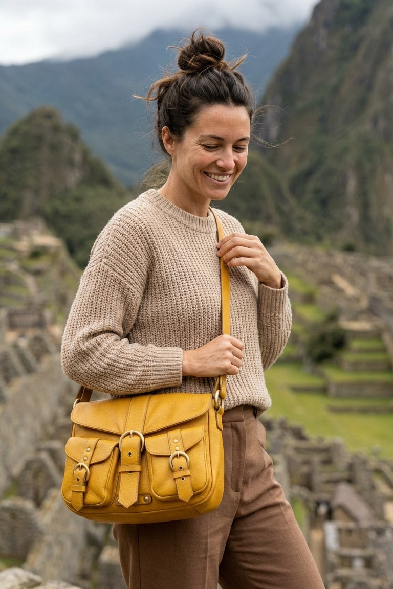 Bolsa KASTELLET em couro legítimo