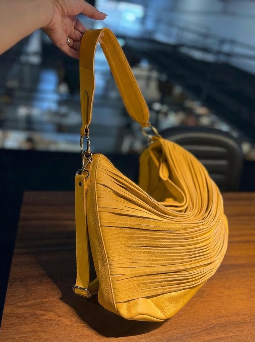 LANÇAMENTO! Bolsa OCEANO em couro legítimo