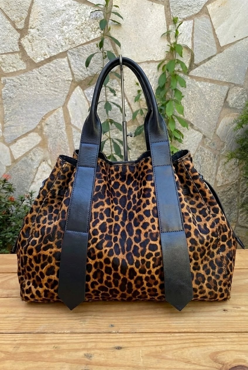 Bolsa SANTORINI em couro legítimo