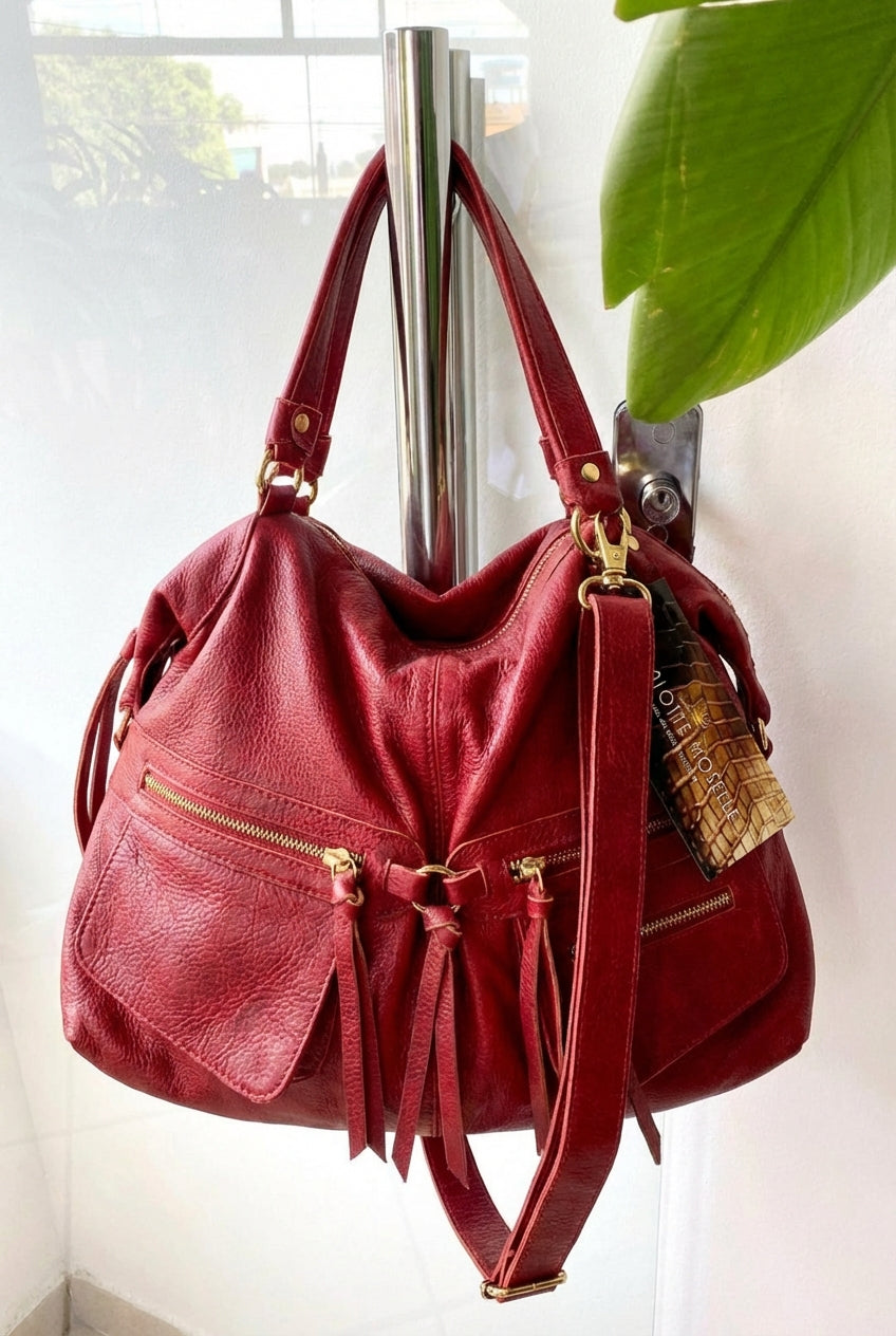 Bolsa ESPANHA em couro legítimo