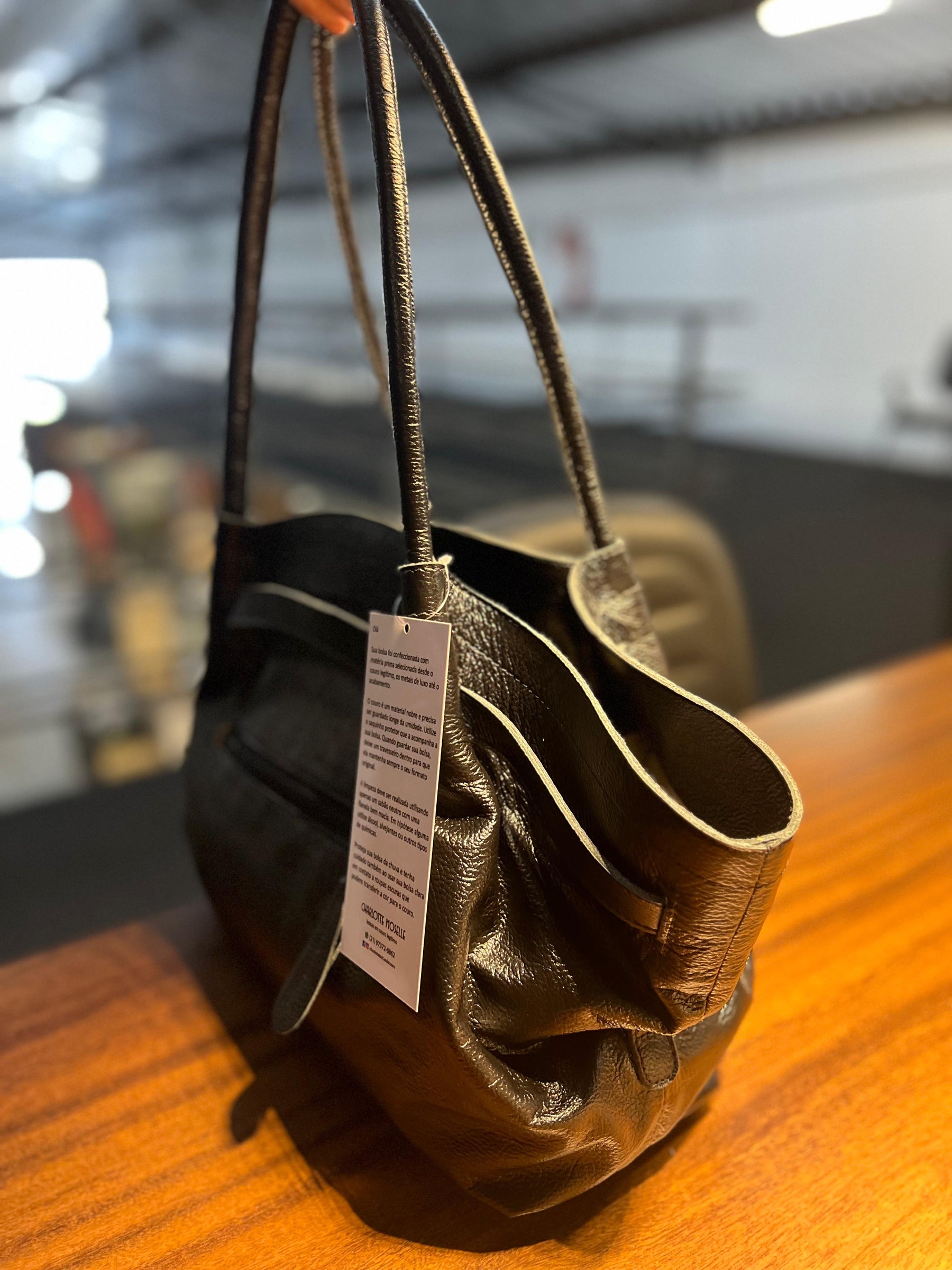 LANÇAMENTO! Bolsa BONATA em couro legítimo