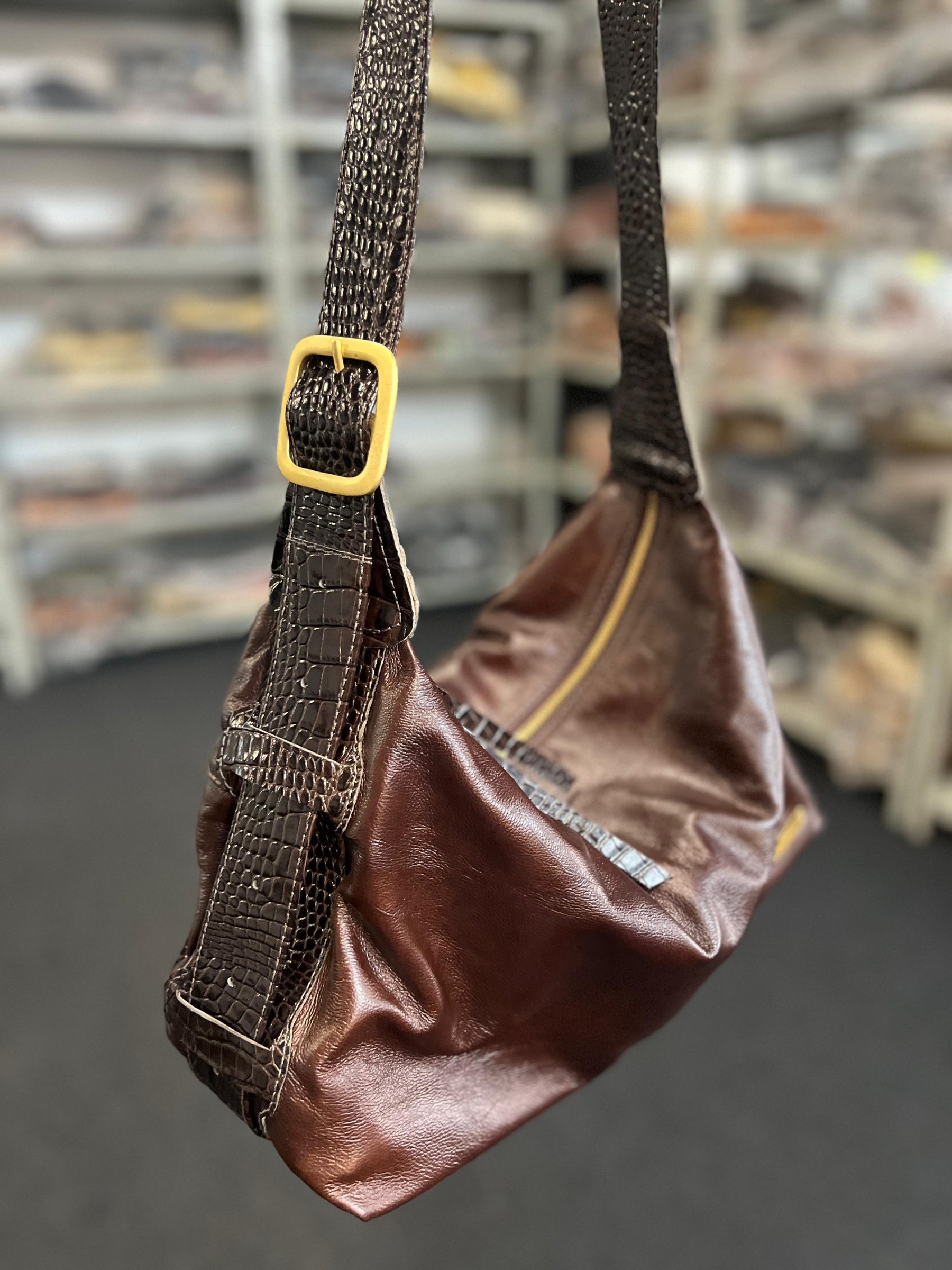 Bolsa LOS ANGELES em couro legítimo
