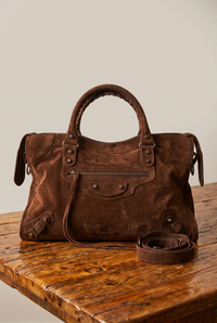 Bolsa SPALLA (inspiração Balenciagga) em couro legítimo