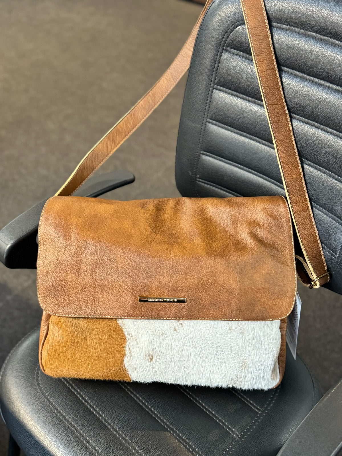 PRÉ LANÇAMENTO - Bolsa Carteiro MANCHESTER em couro legítimo