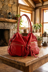 Bolsa ESPANHA em couro legítimo