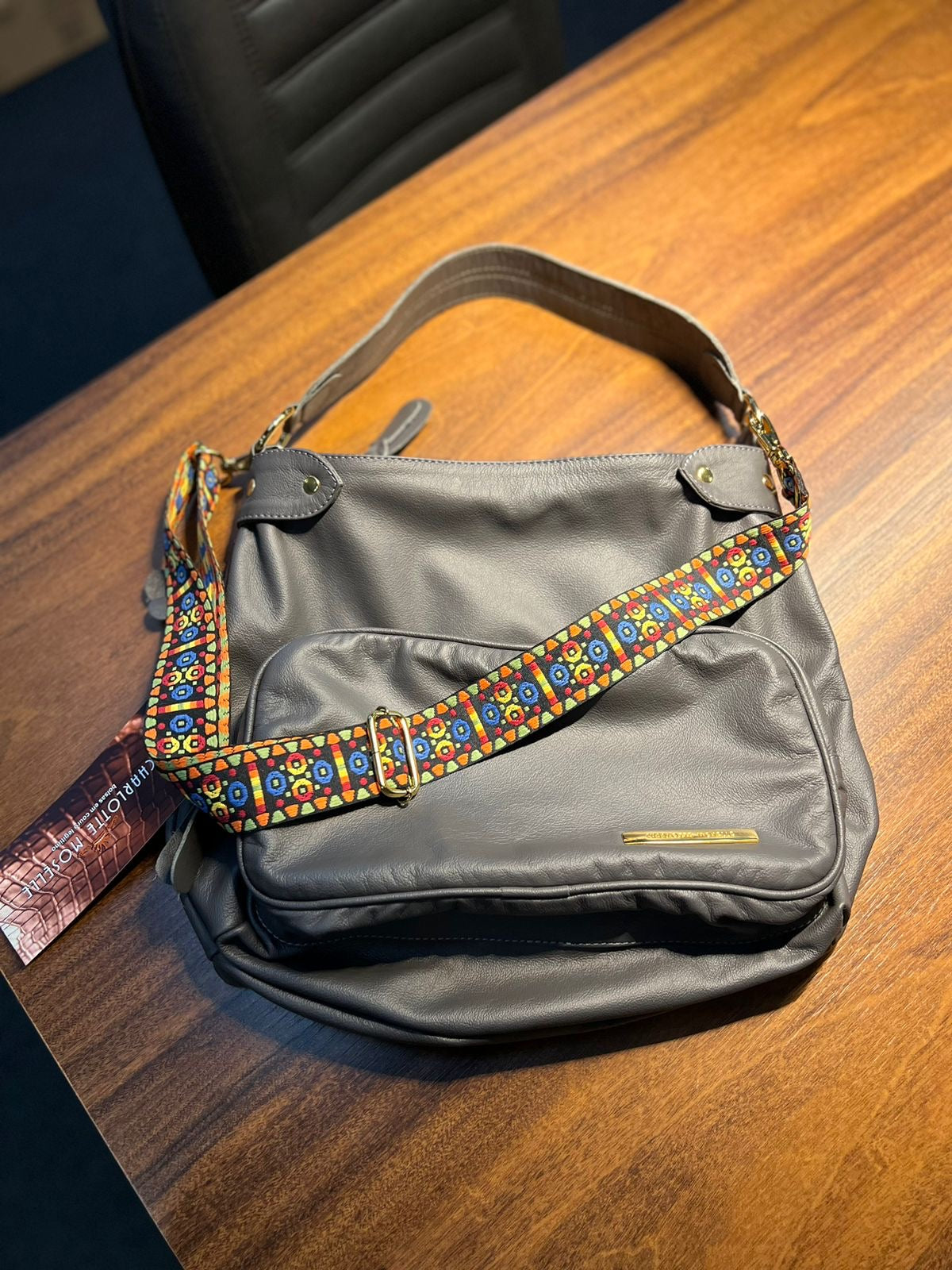 Bolsa AUSTRÁLIA em couro legítimo