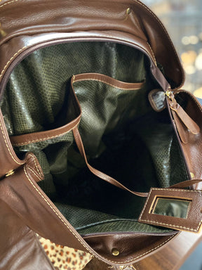 Bolsa COLISEU em couro legítimo