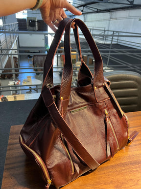 Bolsa MONTEVIDÉO em couro legítimo
