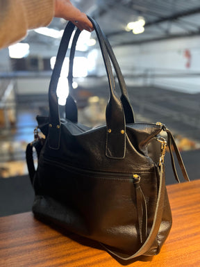 Bolsa VALÊNCIA  em couro legítimo