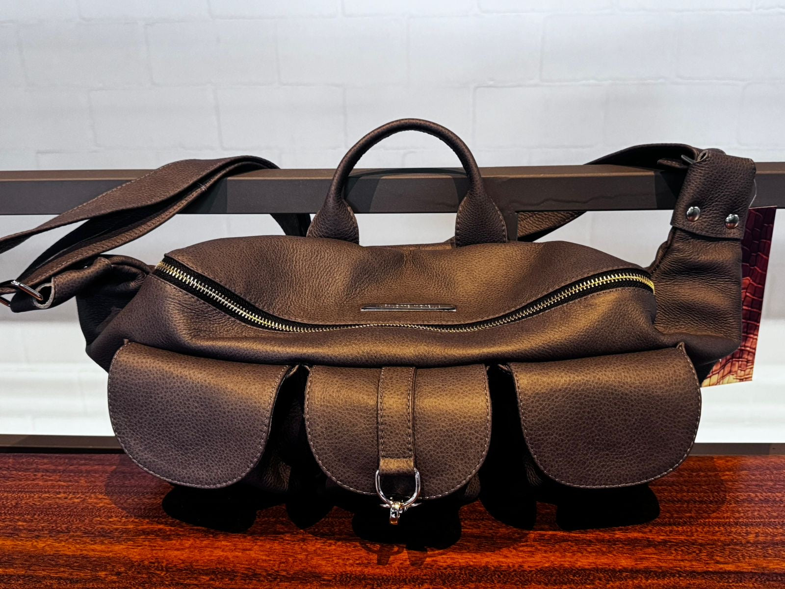 LANÇAMENTO! Bolsa MAX POCHETE ARPOADOR em couro legítimo