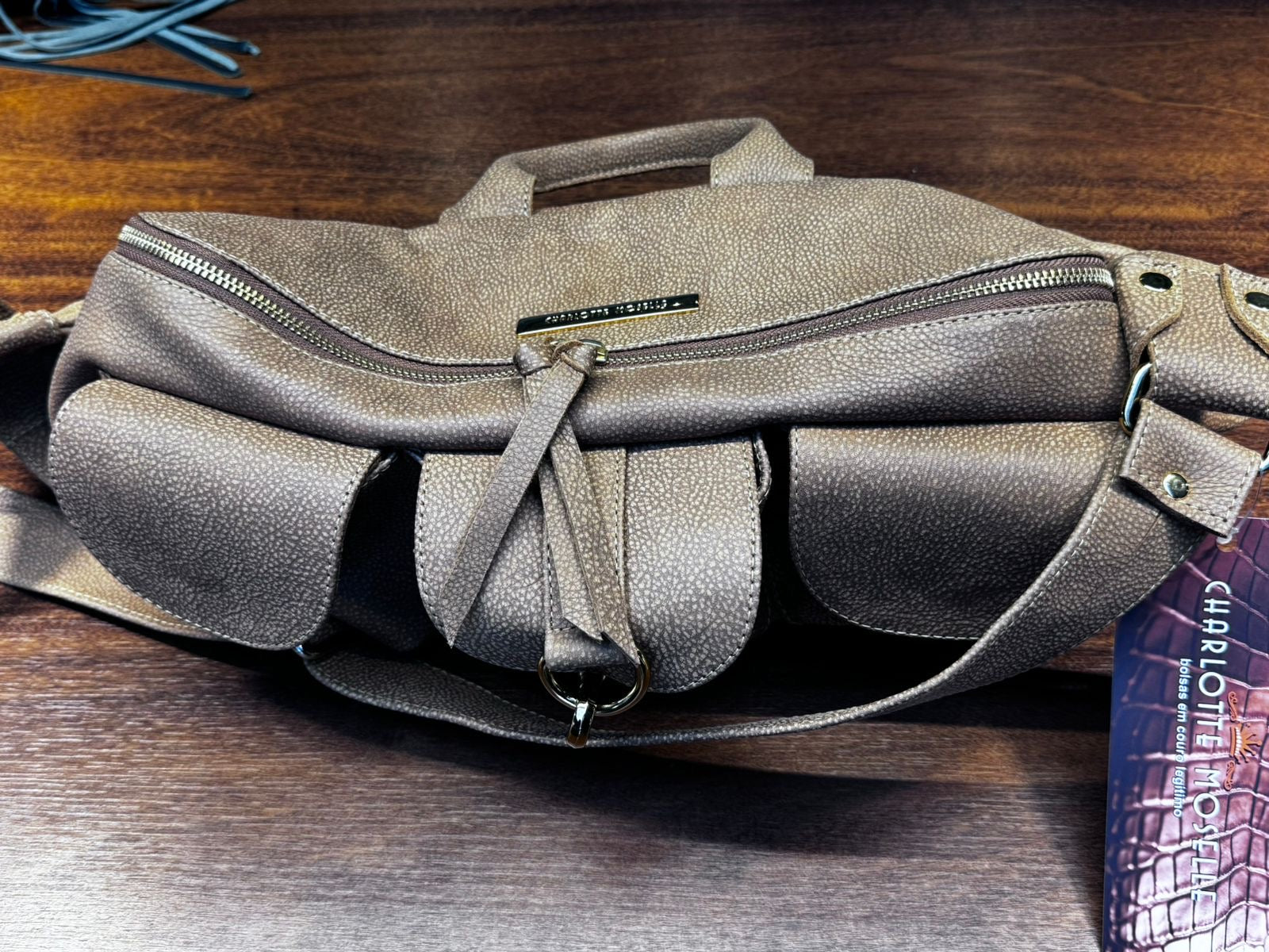 LANÇAMENTO! Bolsa MAX POCHETE ARPOADOR em couro legítimo