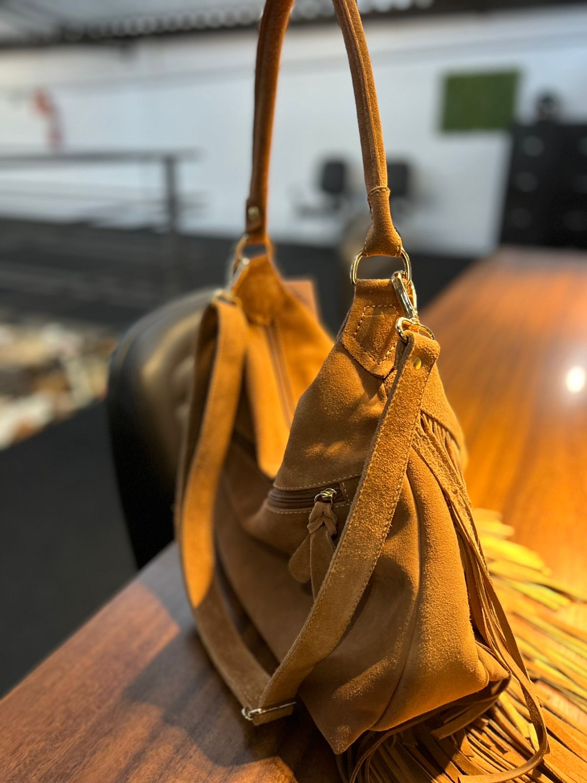 Bolsa SUÉCIA em couro legítimo