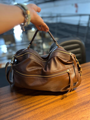 Bolsa LUXEMBURGO em couro legítimo