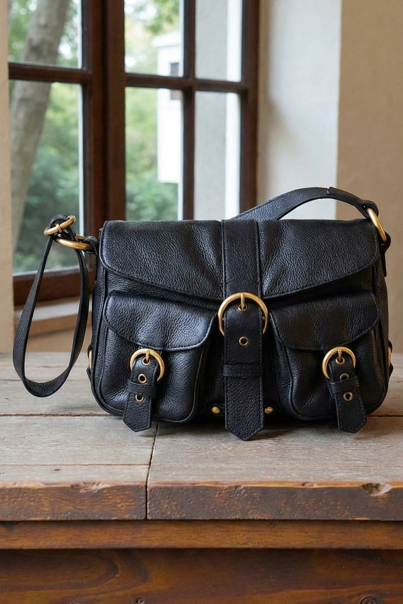 Bolsa KASTELLET em couro legítimo