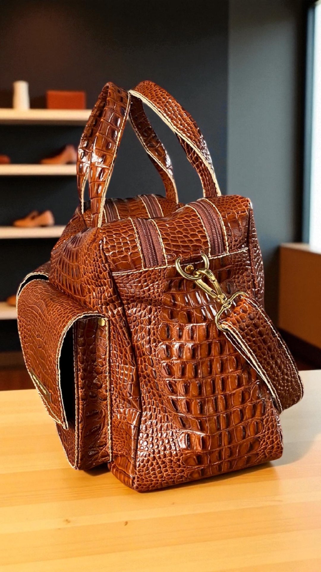 Bolsa COPENHAGEN em couro legítimo