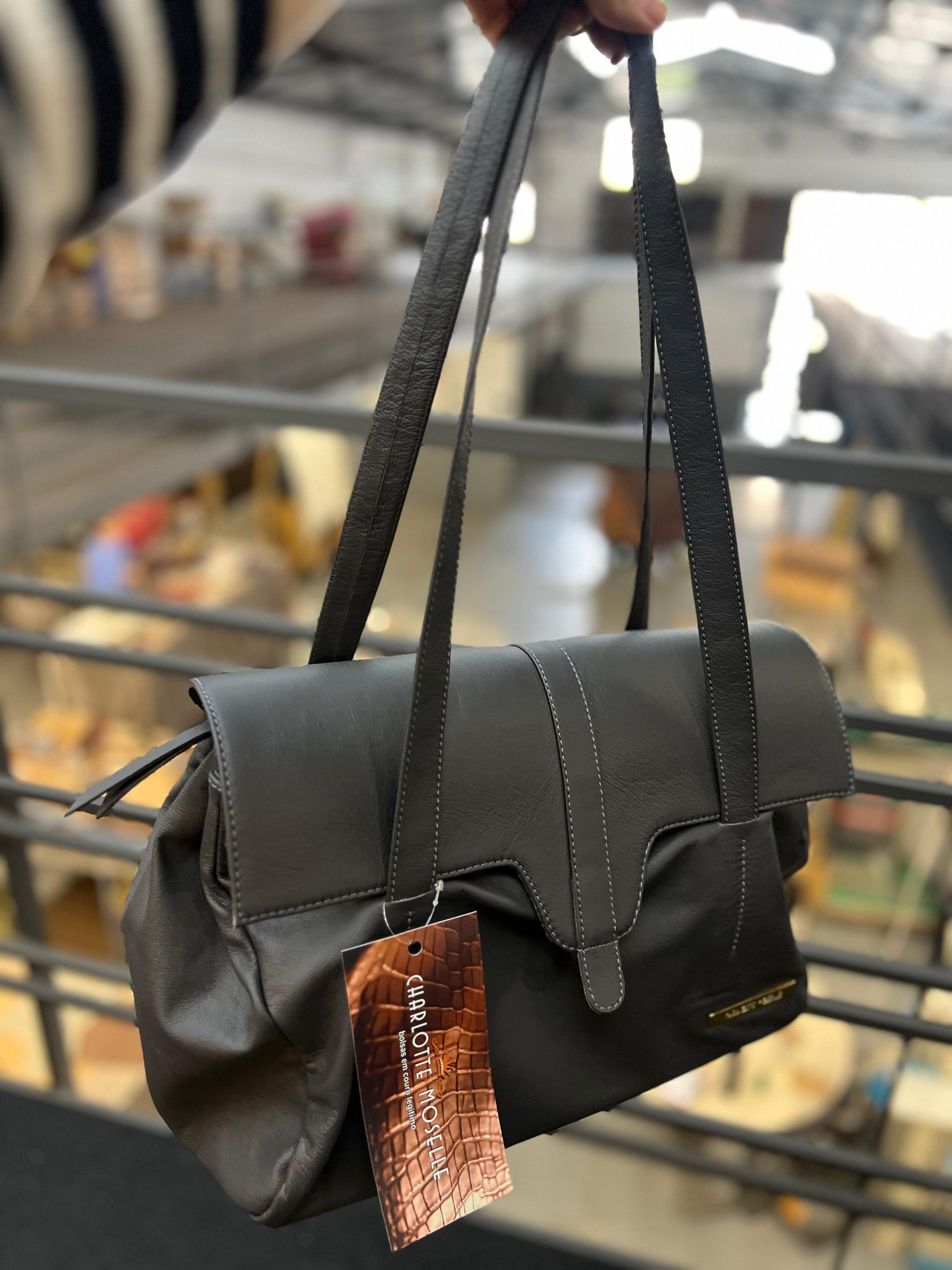 Bolsa CHILE em couro legítimo